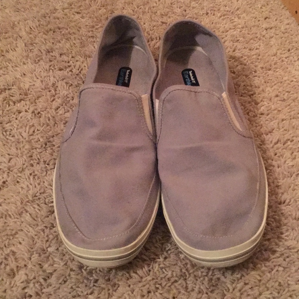 Grey Timberland Slip On’s